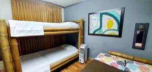 Posteľ alebo postele v izbe v ubytovaní Santiago Dc Hostal
