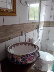 Kylpyhuone majoituspaikassa Repouso Sol