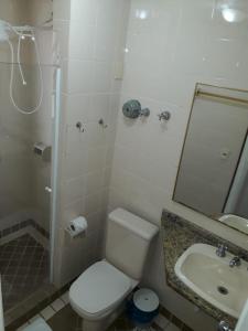 Koupelna v ubytování Apartamentos no Lexus Beira Mar
