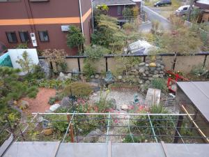 Garden sa labas ng コウノトリの里の宿