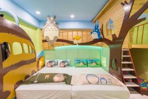 Postel nebo postele na pokoji v ubytování Kids Fun B&B