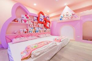 Postelja oz. postelje v sobi nastanitve Kids Fun B&B
