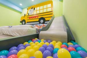 Postelja oz. postelje v sobi nastanitve Kids Fun B&B