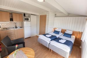 Kuchyň nebo kuchyňský kout v ubytování Hafsten Resort
