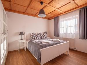 Postel nebo postele na pokoji v ubytování Ferienwohnung Antonia