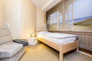 a bedroom with two beds and a window at Apartment in Bergisch Gladbach in Bergisch Gladbach