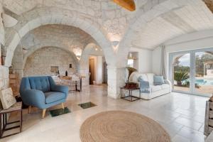 Posezení v ubytování Trulli Gianpaolo - Luxury Villa