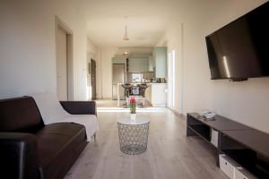 A television and/or entertainment centre at Ierapetra flats