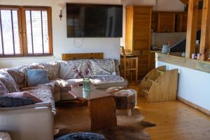 A seating area at Rodope Nook Guest house