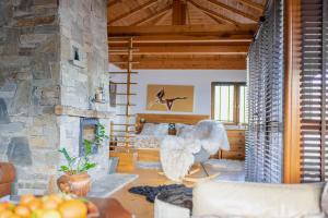 A seating area at Rodope Nook Guest house