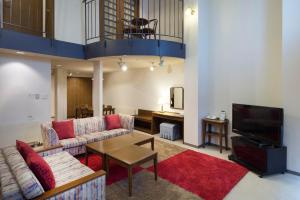 Posezení v ubytování Izumigo AMBIENT Azumino Hotel