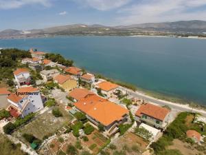 Ett flygfoto av Apartments Ljiljana