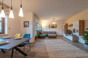 Χώρος καθιστικού στο Ferienwohnung Kogelblick