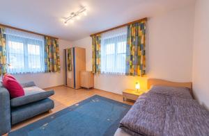 Χώρος καθιστικού στο Ferienwohnung Kogelblick