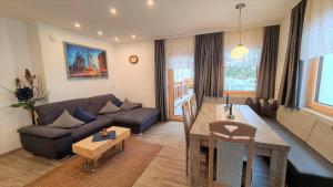 Posezení v ubytování Apartment am Ziller