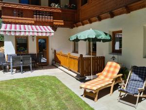 Zahrada ubytování Apartment am Ziller
