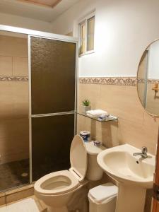 Koupelna v ubytování Hostal Familiar Rolo