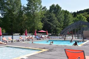 Swimmingpoolen hos eller tæt på Hôtel Domaine du Lac Chambon