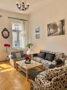 Posezení v ubytování Central Budapest Apartment VÁCI UTCA