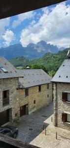 Nespecifikovaný výhled na hory nebo výhled na hory při pohledu z apartmánu