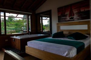 Letto o letti in una camera di Sotavento Cabañas