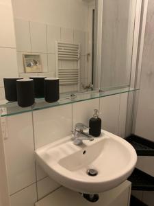Koupelna v ubytování Ferienwohnung Engelke