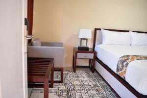 Lova arba lovos apgyvendinimo įstaigoje Hotel Grand A View