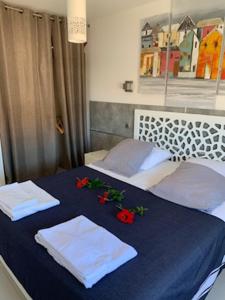 Postel nebo postele na pokoji v ubytování Casa di a Murza