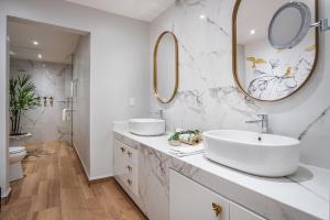 Koupelna v ubytování Hotel Casa Arum