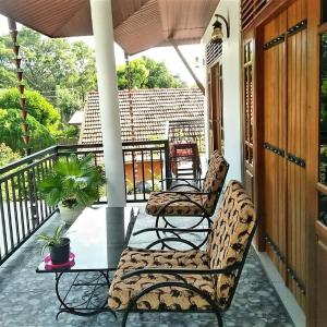 Balkón nebo terasa v ubytování Calm Palace Tangalle