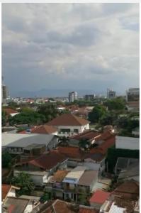 Ein allgemeiner Blick auf Bandung oder ein Stadtblick von der Ferienwohnung aus