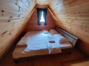 Postel nebo postele na pokoji v ubytování Gold Hill