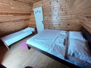 Postel nebo postele na pokoji v ubytování Gold Hill