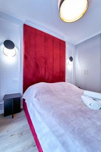 Posteľ alebo postele v izbe v ubytovaní LAGUNA Apartament Polanica Residence 6 z garażem SPA