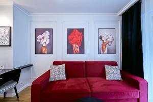 Posedenie v ubytovaní LAGUNA Apartament Polanica Residence 6 z garażem SPA