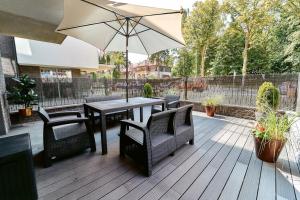 Balkón alebo terasa v ubytovaní LAGUNA Apartament Polanica Residence 6 z garażem SPA