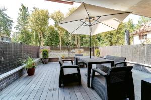 Balkón alebo terasa v ubytovaní LAGUNA Apartament Polanica Residence 6 z garażem SPA