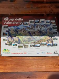 a sign for the firir del valle valle wilderness at Monolocale cimarosa in Caspoggio
