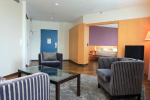 Ruang duduk di Hotel Banana City Winterthur