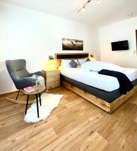 Letto o letti in una camera di Zirbenhof
