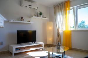 TV a/nebo společenská místnost v ubytování House FIDULIC - apartment THE LAVENDER