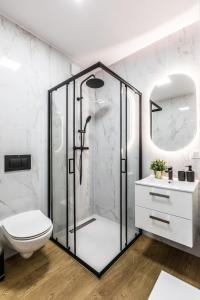 Koupelna v ubytování Aparthome Tatra