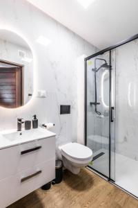 Koupelna v ubytování Aparthome Tatra