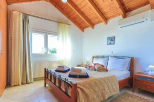Posteľ alebo postele v izbe v ubytovaní Vista Mare Isavros + 37 fotografií