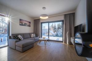 Зона вітальні в Holiday House U Hájenky 1L Lipno Home