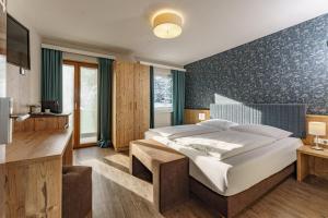 Cama o camas de una habitación en Landhaus Hubertus