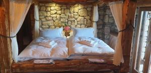 Postel nebo postele na pokoji v ubytování CHALET