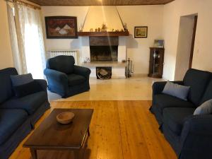 Posezení v ubytování Roč Holiday Home