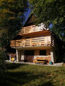 a house that is being constructed with wood at House Nordika in Rateče