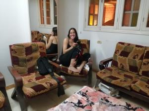 O zonă de relaxare la david hostel